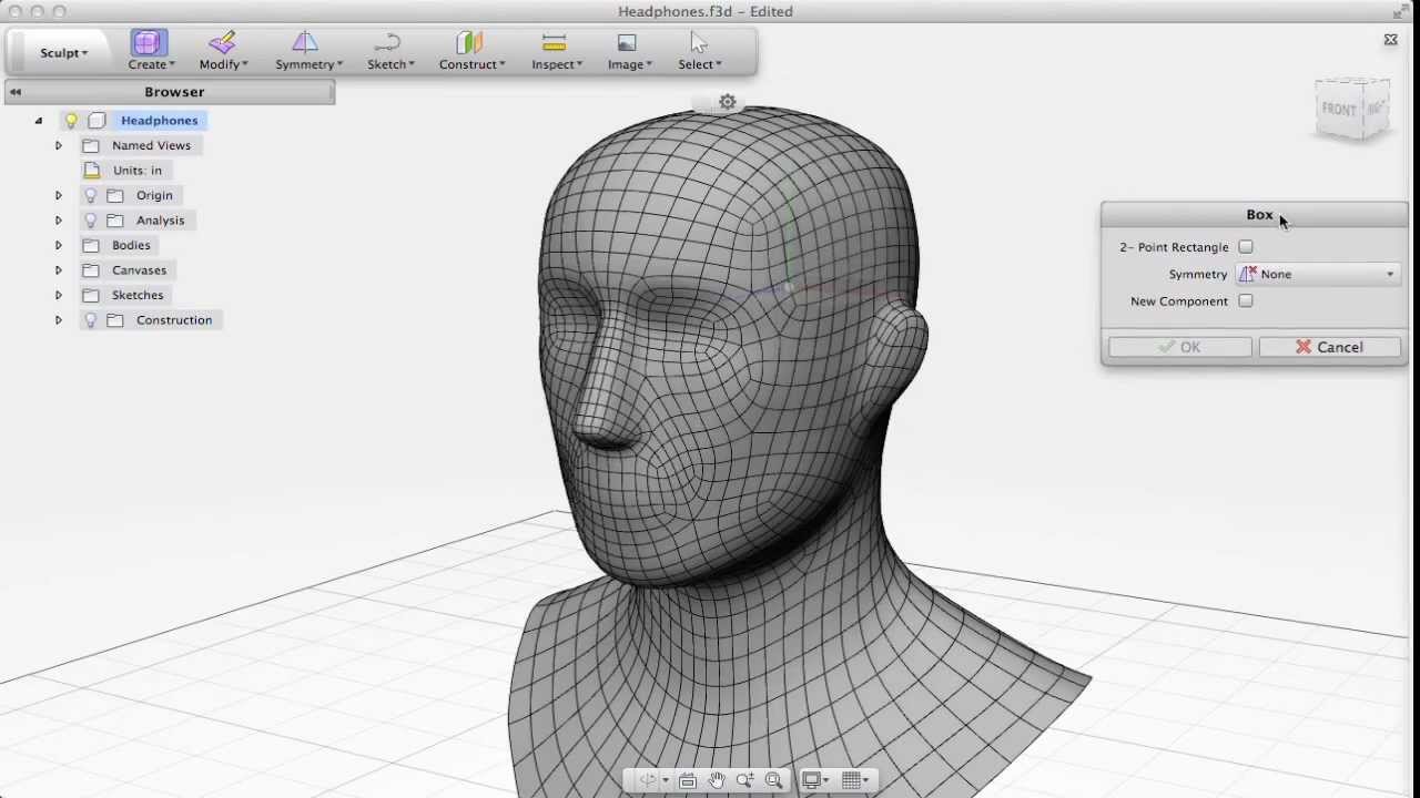 inventor mesh to solid